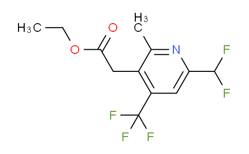 AM17598 | 1361890-85-8 | Ethyl 6-(difluoromethyl)-2-methyl-4-(trifluoromethyl)pyridine-3-acetate