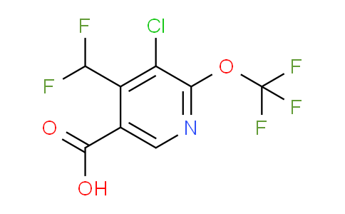 AM175981 | 1803962-80-2 | 3-Chloro-4-(difluoromethyl)-2-(trifluoromethoxy)pyridine-5-carboxylic acid