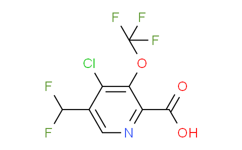 AM175995 | 1804326-88-2 | 4-Chloro-5-(difluoromethyl)-3-(trifluoromethoxy)pyridine-2-carboxylic acid