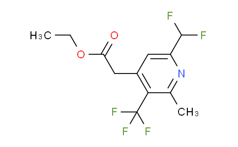AM17600 | 1361497-51-9 | Ethyl 6-(difluoromethyl)-2-methyl-3-(trifluoromethyl)pyridine-4-acetate