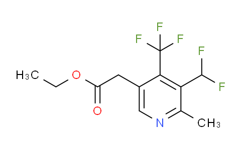 AM17601 | 1361827-61-3 | Ethyl 3-(difluoromethyl)-2-methyl-4-(trifluoromethyl)pyridine-5-acetate