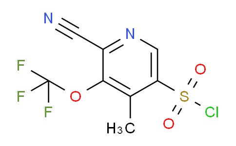 AM176011 | 1804731-90-5 | 2-Cyano-4-methyl-3-(trifluoromethoxy)pyridine-5-sulfonyl chloride