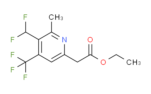 AM17602 | 1361916-49-5 | Ethyl 3-(difluoromethyl)-2-methyl-4-(trifluoromethyl)pyridine-6-acetate