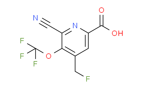 AM176038 | 1804348-34-2 | 2-Cyano-4-(fluoromethyl)-3-(trifluoromethoxy)pyridine-6-carboxylic acid