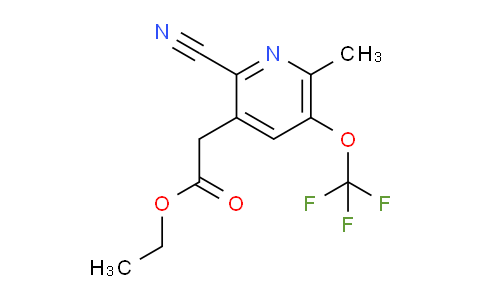 AM176056 | 1804399-28-7 | Ethyl 2-cyano-6-methyl-5-(trifluoromethoxy)pyridine-3-acetate