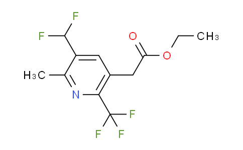AM17606 | 1361899-34-4 | Ethyl 3-(difluoromethyl)-2-methyl-6-(trifluoromethyl)pyridine-5-acetate