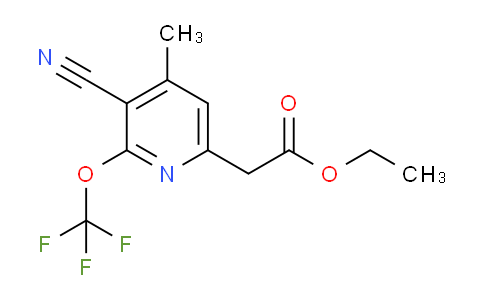 AM176060 | 1806057-04-4 | Ethyl 3-cyano-4-methyl-2-(trifluoromethoxy)pyridine-6-acetate