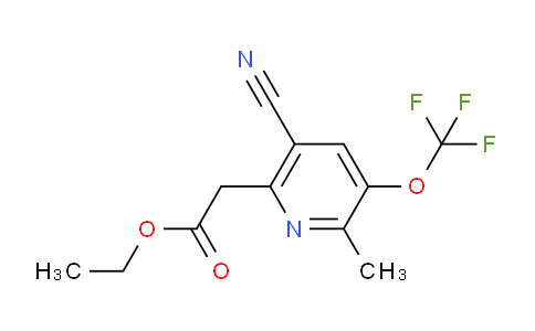 AM176066 | 1806076-35-6 | Ethyl 5-cyano-2-methyl-3-(trifluoromethoxy)pyridine-6-acetate