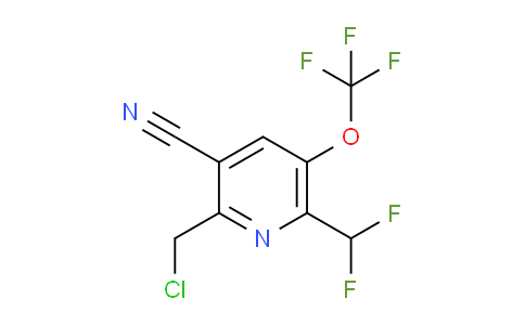 AM176082 | 1806075-26-2 | 2-(Chloromethyl)-3-cyano-6-(difluoromethyl)-5-(trifluoromethoxy)pyridine