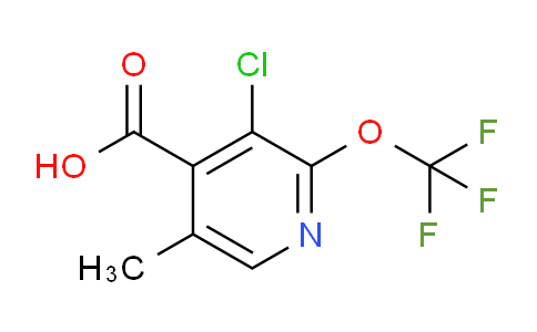 AM176095 | 1804668-21-0 | 3-Chloro-5-methyl-2-(trifluoromethoxy)pyridine-4-carboxylic acid