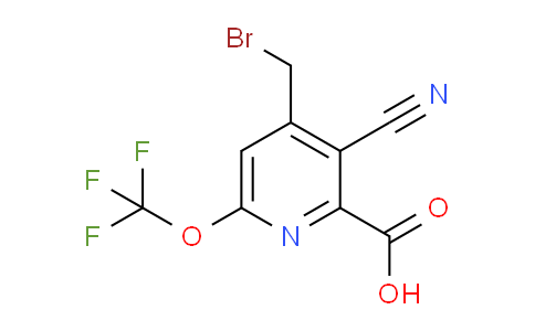 AM176103 | 1804320-29-3 | 4-(Bromomethyl)-3-cyano-6-(trifluoromethoxy)pyridine-2-carboxylic acid