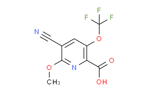 3-Cyano-2-methoxy-5-(trifluoromethoxy)pyridine-6-carboxylic acid