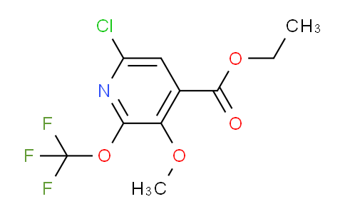 Ethyl 6-chloro-3-methoxy-2-(trifluoromethoxy)pyridine-4-carboxylate