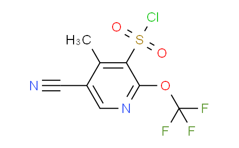 AM176124 | 1804343-83-6 | 5-Cyano-4-methyl-2-(trifluoromethoxy)pyridine-3-sulfonyl chloride
