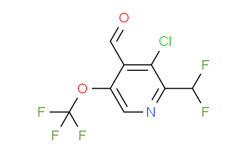 AM176127 | 1806156-43-3 | 3-Chloro-2-(difluoromethyl)-5-(trifluoromethoxy)pyridine-4-carboxaldehyde