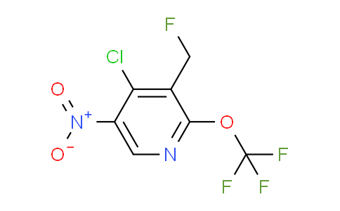 4-Chloro-3-(fluoromethyl)-5-nitro-2-(trifluoromethoxy)pyridine