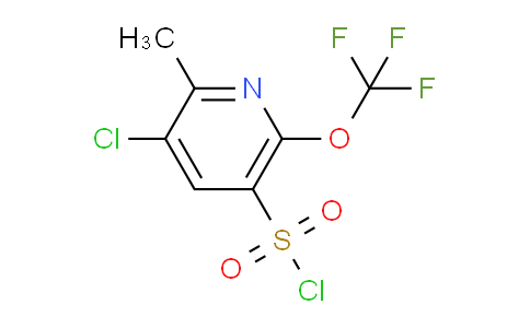 3-Chloro-2-methyl-6-(trifluoromethoxy)pyridine-5-sulfonyl chloride