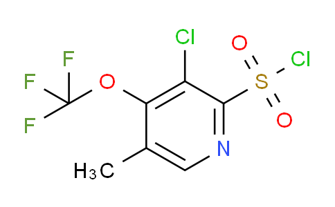 3-Chloro-5-methyl-4-(trifluoromethoxy)pyridine-2-sulfonyl chloride