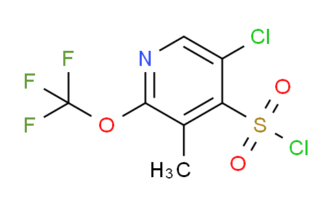 5-Chloro-3-methyl-2-(trifluoromethoxy)pyridine-4-sulfonyl chloride