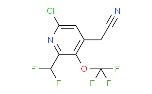 AM176139 | 1804553-65-8 | 6-Chloro-2-(difluoromethyl)-3-(trifluoromethoxy)pyridine-4-acetonitrile