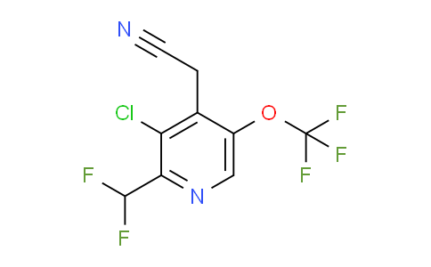 AM176142 | 1806249-12-6 | 3-Chloro-2-(difluoromethyl)-5-(trifluoromethoxy)pyridine-4-acetonitrile
