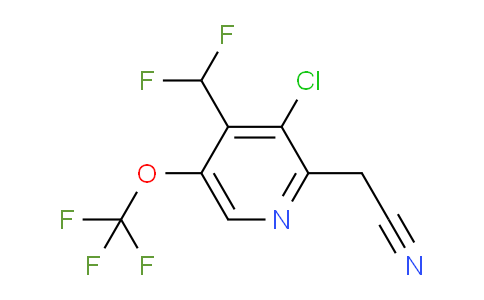 AM176144 | 1804786-75-1 | 3-Chloro-4-(difluoromethyl)-5-(trifluoromethoxy)pyridine-2-acetonitrile