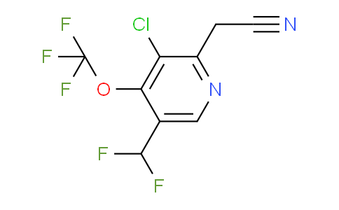 AM176145 | 1804327-74-9 | 3-Chloro-5-(difluoromethyl)-4-(trifluoromethoxy)pyridine-2-acetonitrile