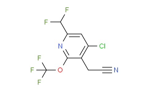 AM176151 | 1806155-83-8 | 4-Chloro-6-(difluoromethyl)-2-(trifluoromethoxy)pyridine-3-acetonitrile