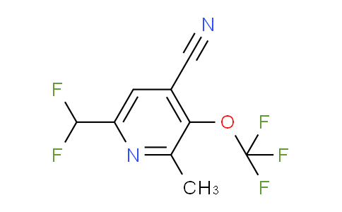 AM176156 | 1804788-45-1 | 4-Cyano-6-(difluoromethyl)-2-methyl-3-(trifluoromethoxy)pyridine