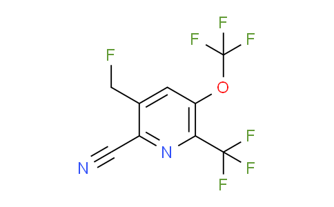 2-Cyano-3-(fluoromethyl)-5-(trifluoromethoxy)-6-(trifluoromethyl)pyridine