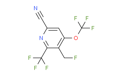 AM176171 | 1804325-96-9 | 6-Cyano-3-(fluoromethyl)-4-(trifluoromethoxy)-2-(trifluoromethyl)pyridine