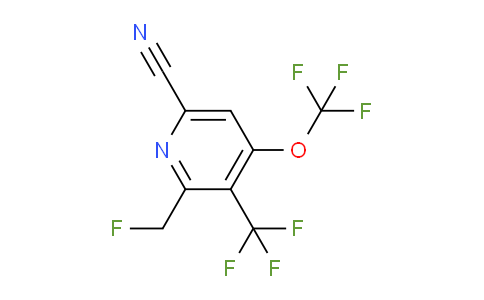 AM176173 | 1806075-70-6 | 6-Cyano-2-(fluoromethyl)-4-(trifluoromethoxy)-3-(trifluoromethyl)pyridine