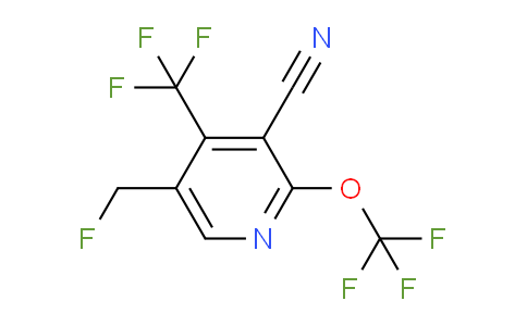 3-Cyano-5-(fluoromethyl)-2-(trifluoromethoxy)-4-(trifluoromethyl)pyridine