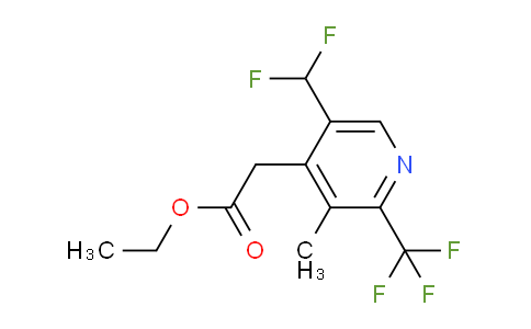AM17618 | 1361704-97-3 | Ethyl 5-(difluoromethyl)-3-methyl-2-(trifluoromethyl)pyridine-4-acetate