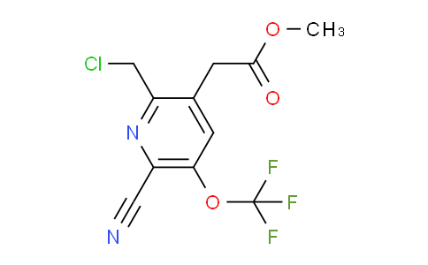 AM176186 | 1804657-35-9 | Methyl 2-(chloromethyl)-6-cyano-5-(trifluoromethoxy)pyridine-3-acetate