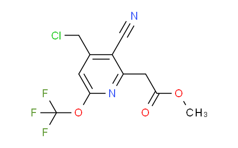AM176206 | 1804738-81-5 | Methyl 4-(chloromethyl)-3-cyano-6-(trifluoromethoxy)pyridine-2-acetate