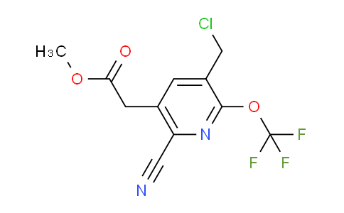 AM176209 | 1804657-74-6 | Methyl 3-(chloromethyl)-6-cyano-2-(trifluoromethoxy)pyridine-5-acetate