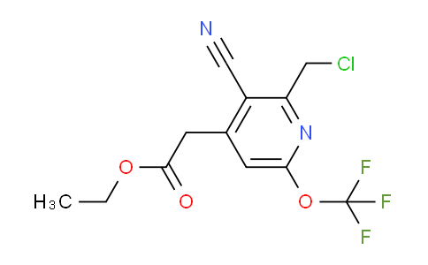 AM176212 | 1804779-63-2 | Ethyl 2-(chloromethyl)-3-cyano-6-(trifluoromethoxy)pyridine-4-acetate