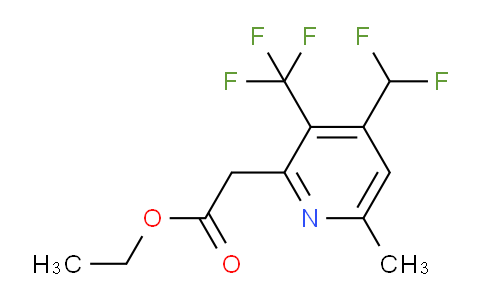 AM17622 | 1361702-18-2 | Ethyl 4-(difluoromethyl)-6-methyl-3-(trifluoromethyl)pyridine-2-acetate