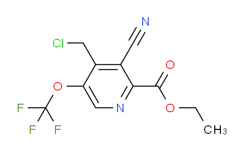 AM176221 | 1803956-24-2 | Ethyl 4-(chloromethyl)-3-cyano-5-(trifluoromethoxy)pyridine-2-carboxylate
