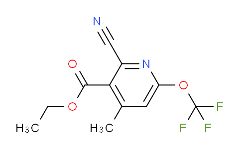 AM176222 | 1803619-41-1 | Ethyl 2-cyano-4-methyl-6-(trifluoromethoxy)pyridine-3-carboxylate