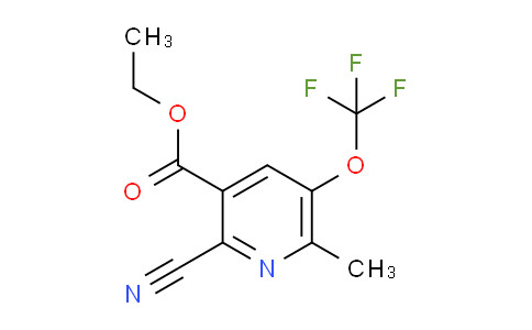 AM176229 | 1806131-94-1 | Ethyl 2-cyano-6-methyl-5-(trifluoromethoxy)pyridine-3-carboxylate