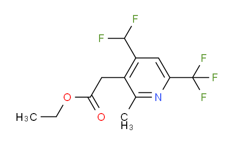 AM17623 | 1361845-23-9 | Ethyl 4-(difluoromethyl)-2-methyl-6-(trifluoromethyl)pyridine-3-acetate