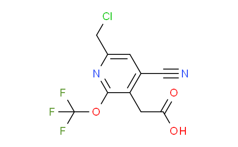 AM176238 | 1804738-76-8 | 6-(Chloromethyl)-4-cyano-2-(trifluoromethoxy)pyridine-3-acetic acid