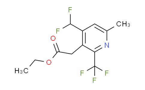 AM17624 | 1361891-01-1 | Ethyl 4-(difluoromethyl)-6-methyl-2-(trifluoromethyl)pyridine-3-acetate
