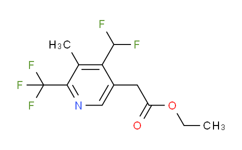 AM17625 | 1361916-54-2 | Ethyl 4-(difluoromethyl)-3-methyl-2-(trifluoromethyl)pyridine-5-acetate