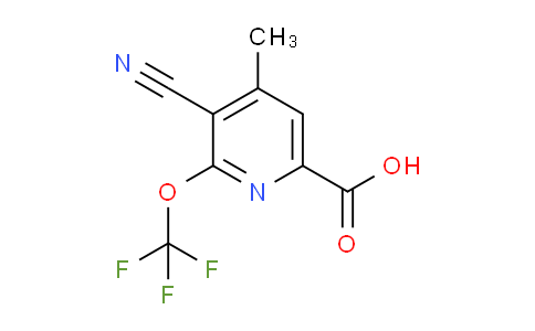 AM176257 | 1804339-76-1 | 3-Cyano-4-methyl-2-(trifluoromethoxy)pyridine-6-carboxylic acid