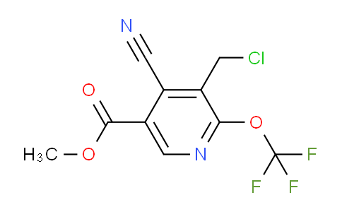 AM176263 | 1804643-31-9 | Methyl 3-(chloromethyl)-4-cyano-2-(trifluoromethoxy)pyridine-5-carboxylate