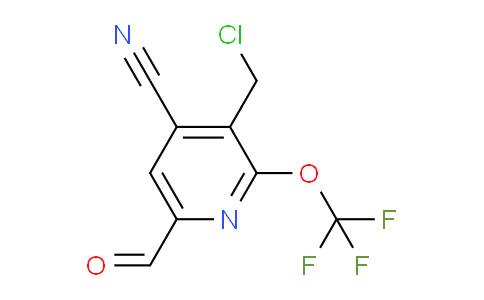 AM176276 | 1804343-32-5 | 3-(Chloromethyl)-4-cyano-2-(trifluoromethoxy)pyridine-6-carboxaldehyde
