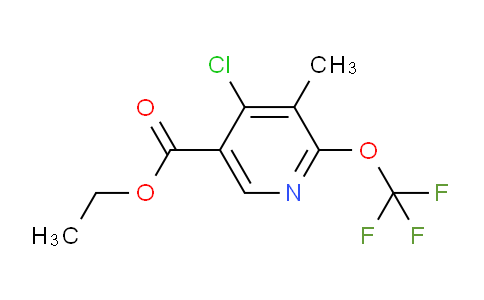 AM176277 | 1804689-38-0 | Ethyl 4-chloro-3-methyl-2-(trifluoromethoxy)pyridine-5-carboxylate